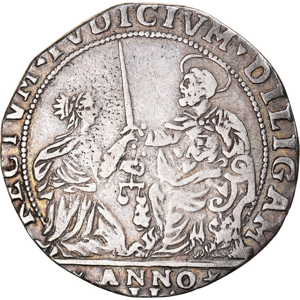 Monnaie, États italiens, Leonardo Dona, Osella, 1607, Venezia, Très rare, TB+