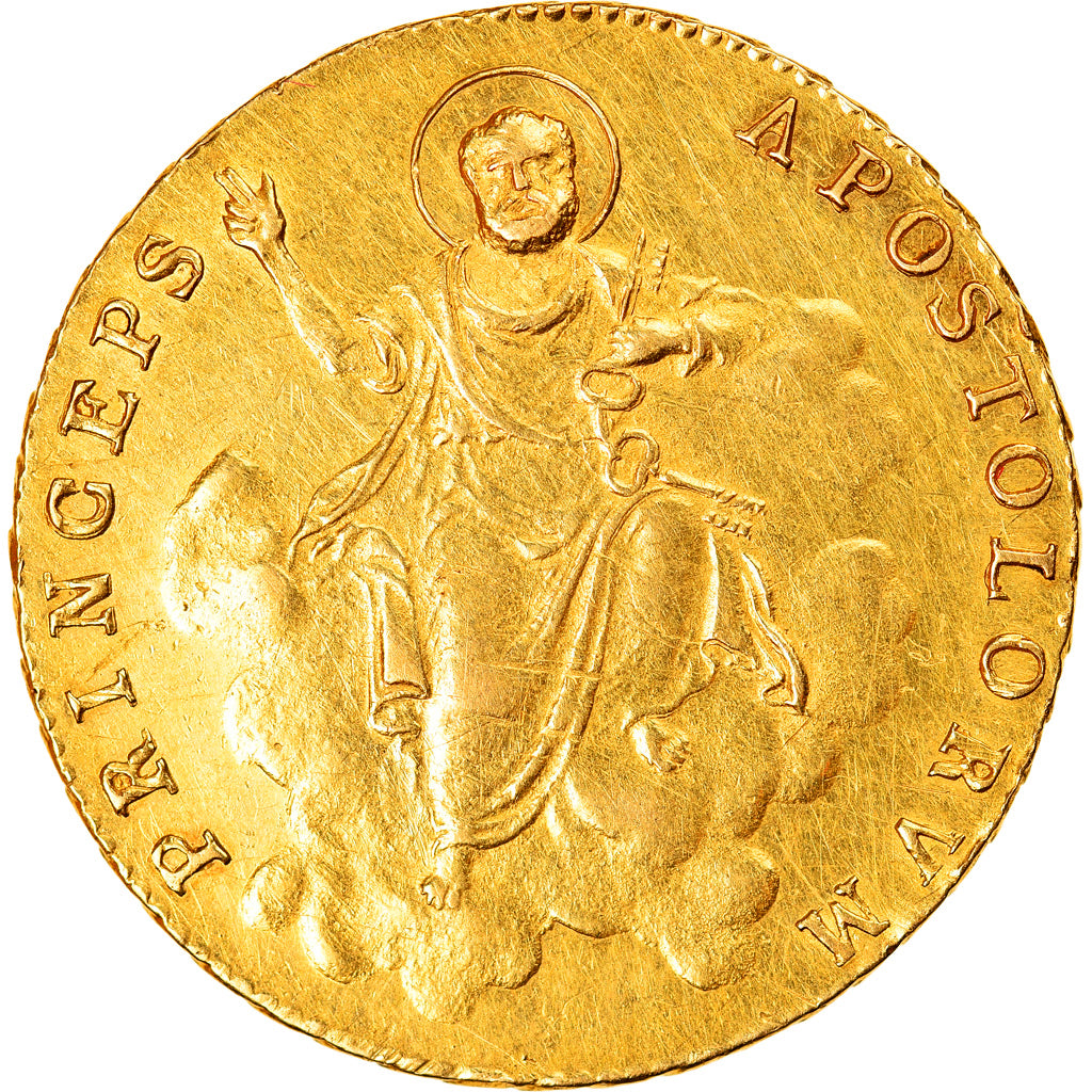 Coin, ITALIAN STATES, PAPAL STATES, Pius VII, Doppia, 1821, Bologna, Very rare