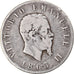Coin, Italy, Vittorio Emanuele II, 2 Lire, 1863, Naples, VF(20-25), Silver