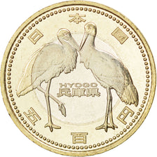 JAPAN, 500 Yen, 2012, KM #191, MS(63), Bi-Metallic, 26.5, 7.08
