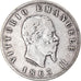 Coin, Italy, Vittorio Emanuele II, 2 Lire, 1863, Naples, F(12-15), Silver