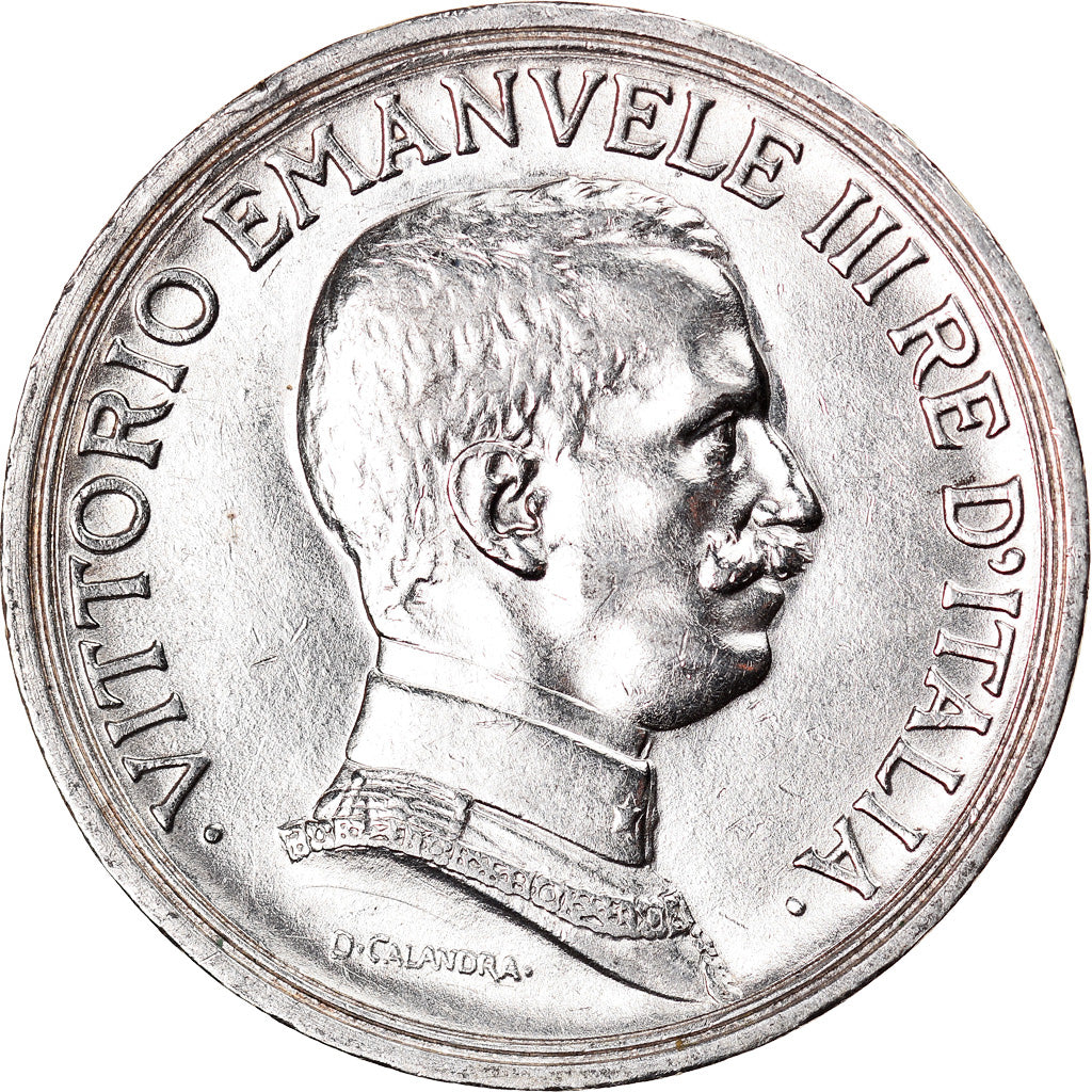 Moneda, Italia, Vittorio Emanuele III, 2 Lire, 1916, Rome, EBC, Plata, KM:55