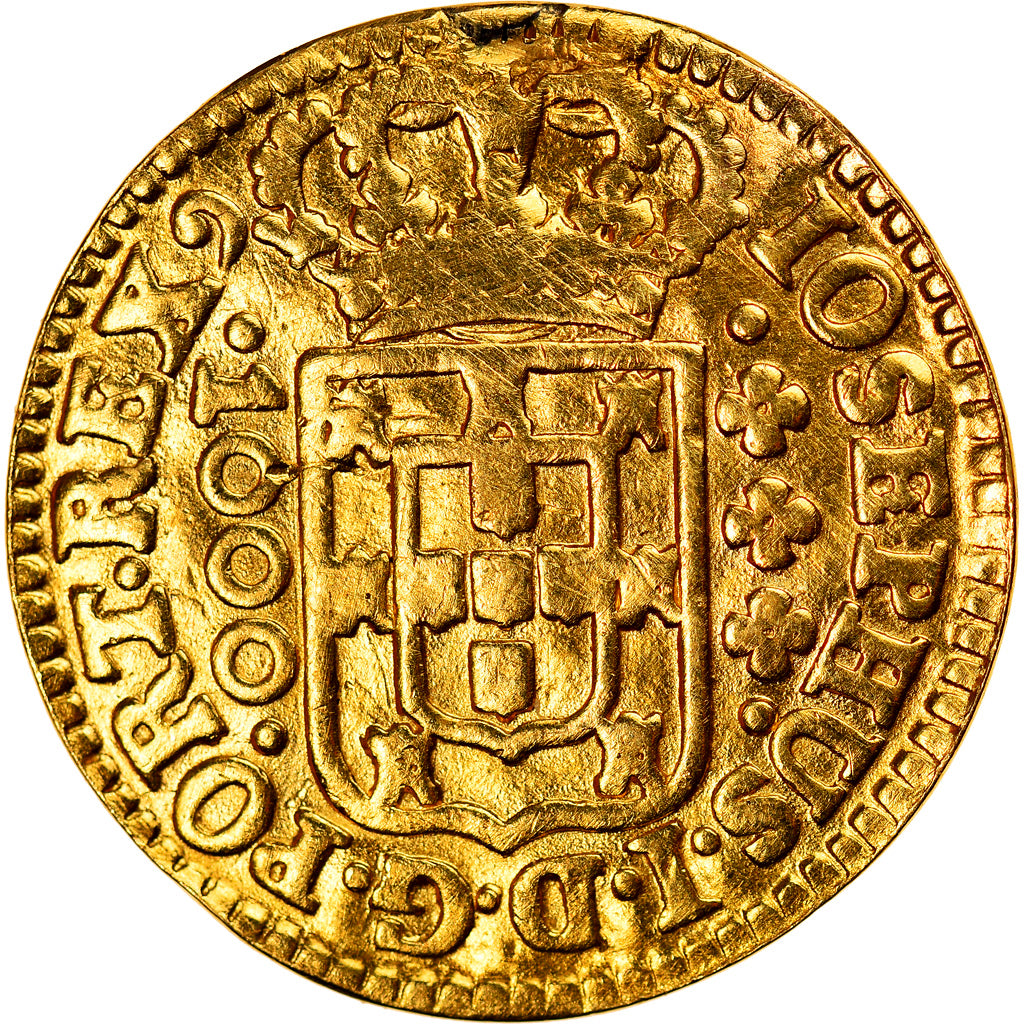 Coin, Brazil, Jose I, 1000 Reis, 1771, VF(30-35), Gold, KM:162.1