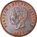 Moeda, Camboja, 10 Centimes, 1860, MS(60-62), Bronze, KM:M3, Lecompte:23