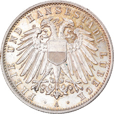 Coin, German States, LUBECK, 2 Mark, 1911, Berlin, MS(63), Silver, KM:212
