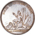 Holandia, Medal, 1763, Wilhelm V, AU(50-53), Srebro