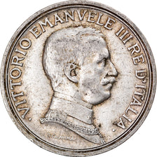 Coin, Italy, Vittorio Emanuele III, 2 Lire, 1915, Rome, AU(50-53), Silver, KM:55