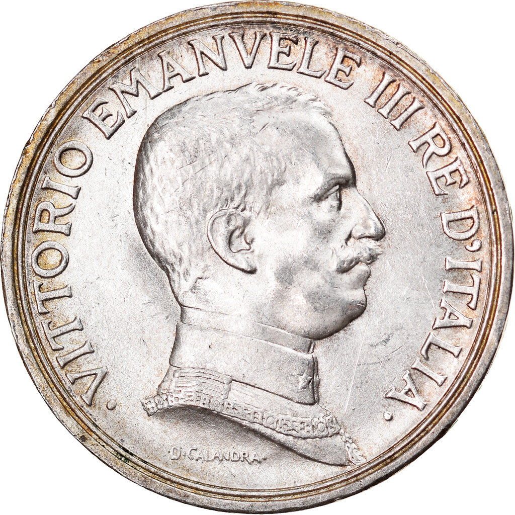 Monnaie, Italie, Vittorio Emanuele III, 2 Lire, 1915, Rome, SUP+, Argent, KM:55