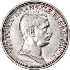 Coin, Italy, Vittorio Emanuele III, 2 Lire, 1914, Rome, AU(55-58), Silver, KM:55
