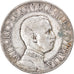 Moneta, Italia, Vittorio Emanuele III, 2 Lire, 1908, Rome, MB+, Argento, KM:46