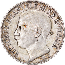Coin, Italy, Vittorio Emanuele III, 2 Lire, 1911, Rome, VF(20-25), Silver, KM:52