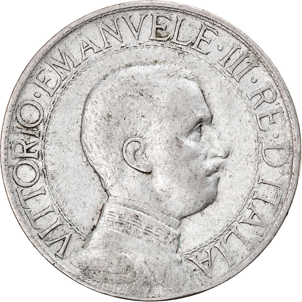 Moneda, Italia, Vittorio Emanuele III, Lira, 1912, Rome, BC+, Plata, KM:45