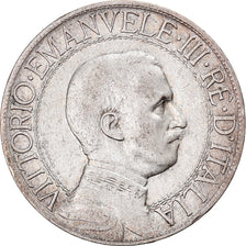 Coin, Italy, Vittorio Emanuele III, Lira, 1912, Rome, EF(40-45), Silver, KM:45