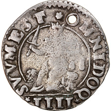 Coin, ITALIAN STATES, Anonymous, 4 Gazzette, Venezia, Holed, VF(30-35), Silver