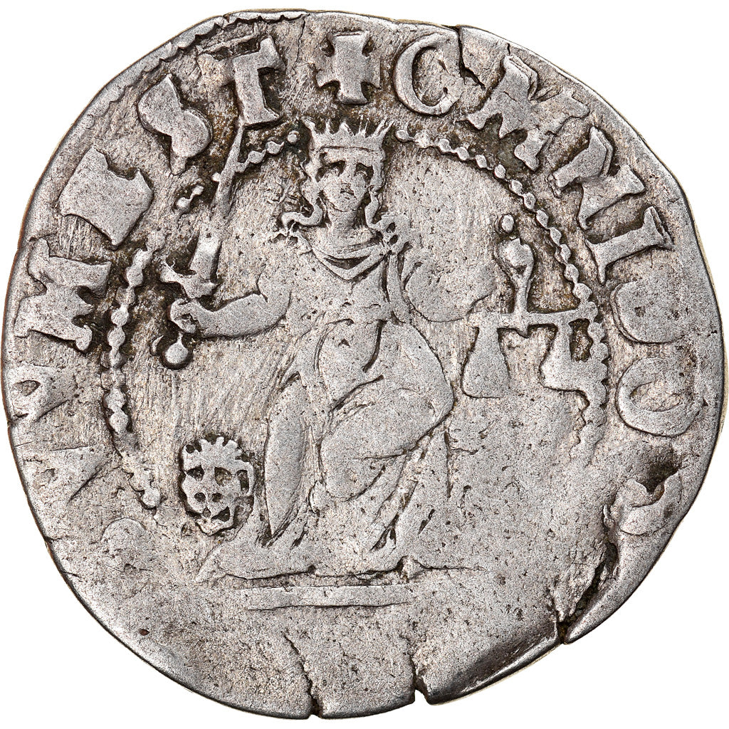 Coin, ITALIAN STATES, Anonymous, 4 Gazzette, Venezia, VF(30-35), Silver