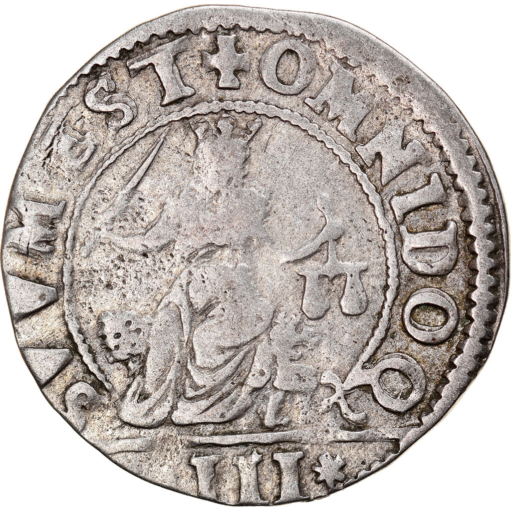 Coin, ITALIAN STATES, Anonymous, 4 Gazzette, Venezia, EF(40-45), Silver