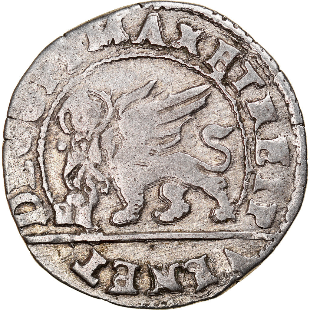 Coin, ITALIAN STATES, Anonymous, 4 Gazzette, Venezia, EF(40-45), Silver