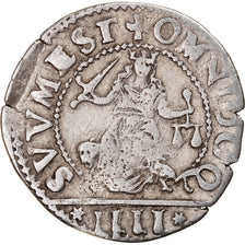Moneta, DEPARTAMENTY WŁOSKIE, Anonymous, 4 Gazzette, Venezia, AU(50-53), Srebro