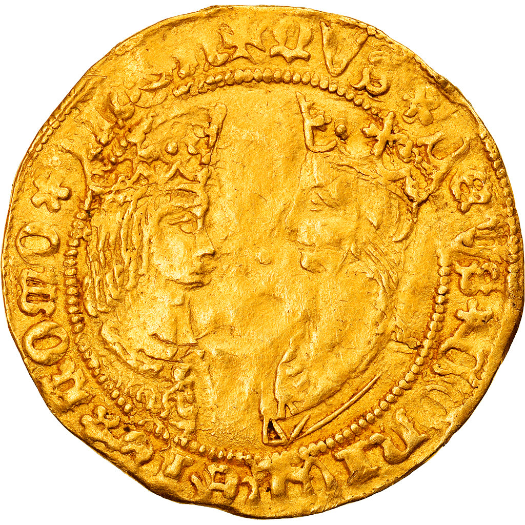 Moneda, España, Catholics kings, Castellano, Seville, Very rare, MBC+, Oro