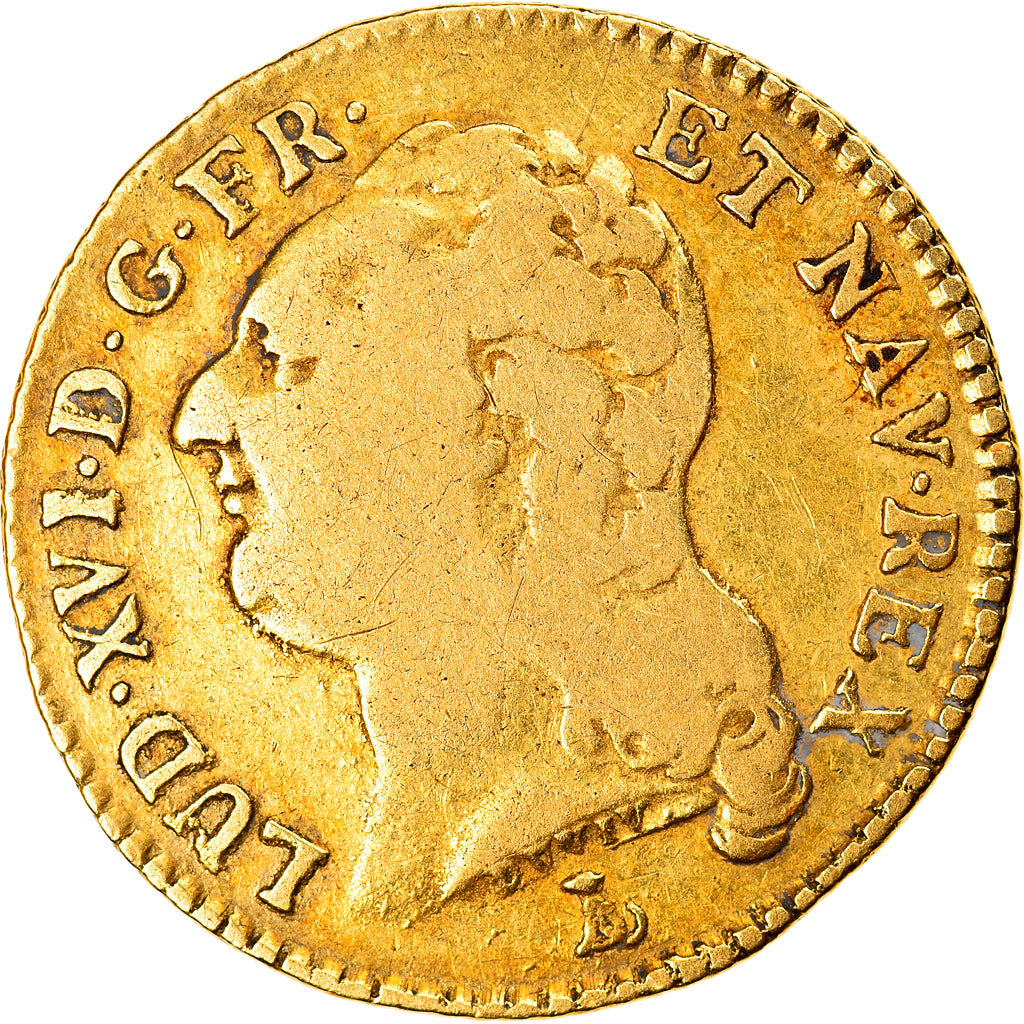 Monnaie, France, Louis XVI, Louis d'or à la tête nue, Louis d'Or, 1788