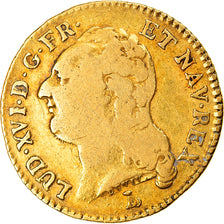 Monnaie, France, Louis XVI, Louis d'or à la tête nue, Louis d'Or, 1788