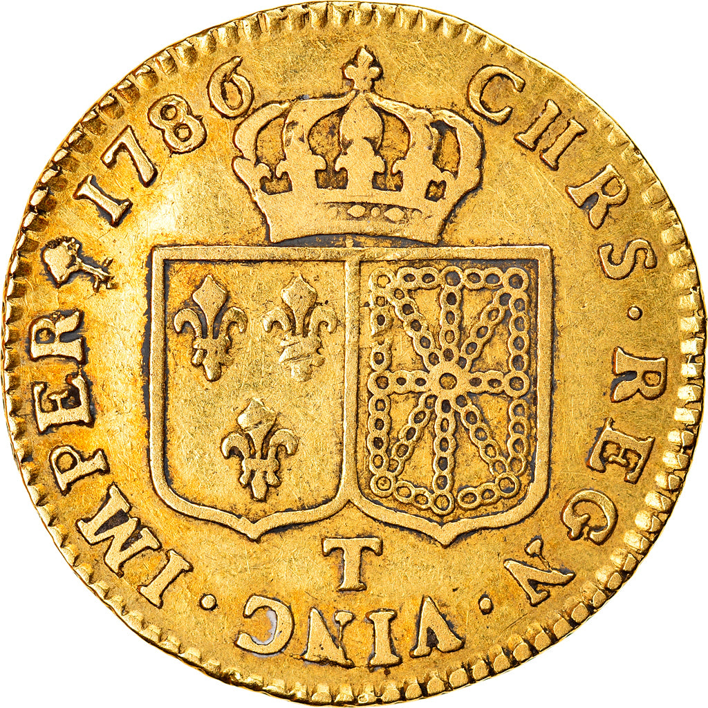 Monnaie, France, Louis XVI, Louis d'or à la tête nue, Louis d'Or, 1788