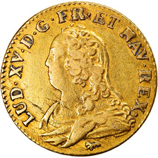 Monnaie, France, Louis XV, Louis d'or aux lunettes, Louis d'Or, 1726, Paris