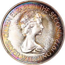 Monnaie, Jersey, Elizabeth II, 2 Pounds 50 Pence, 1972, FDC, Argent, KM:38