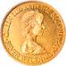 Coin, Jersey, Elizabeth II, 10 Pounds, 1972, MS(65-70), Gold, KM:40