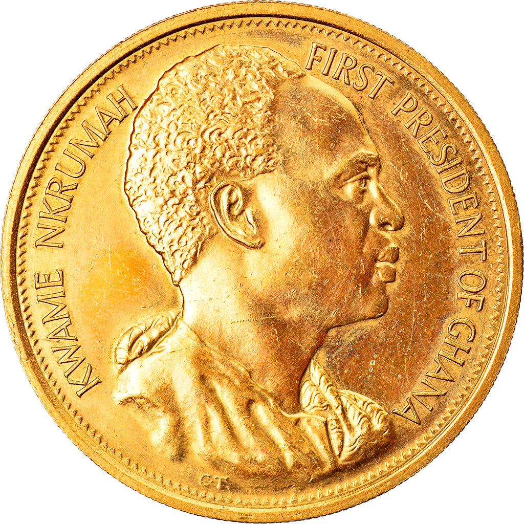 Monnaie, Ghana, 2 Pounds, 1960, SPL, Or, KM:1