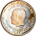 Moneda, Túnez, Dinar, 1969, Franklin Mint, Franklin Center, PA, FDC, Plata