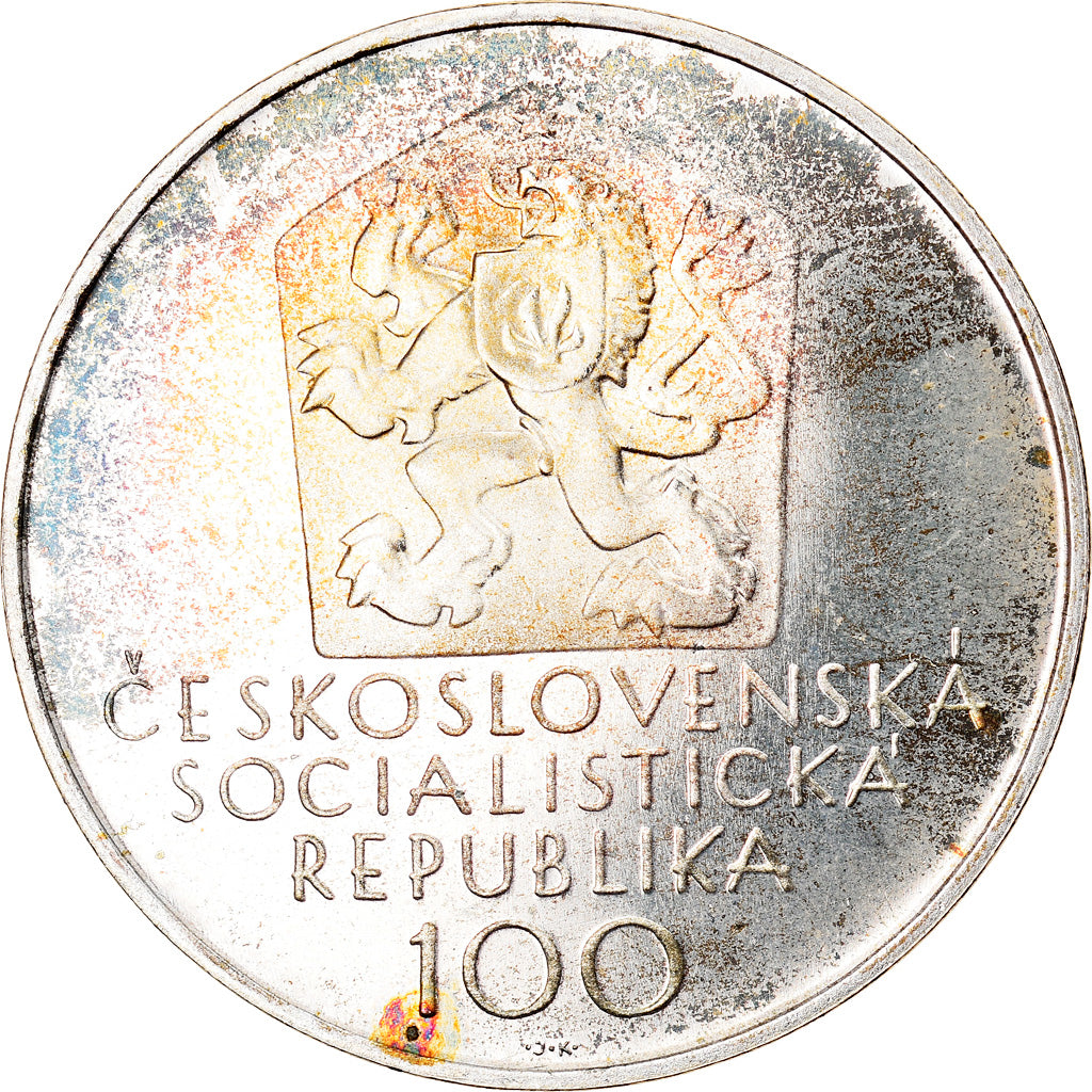Coin, Czechoslovakia, 100 Korun, 1971, Proof, MS(65-70), Silver, KM:73