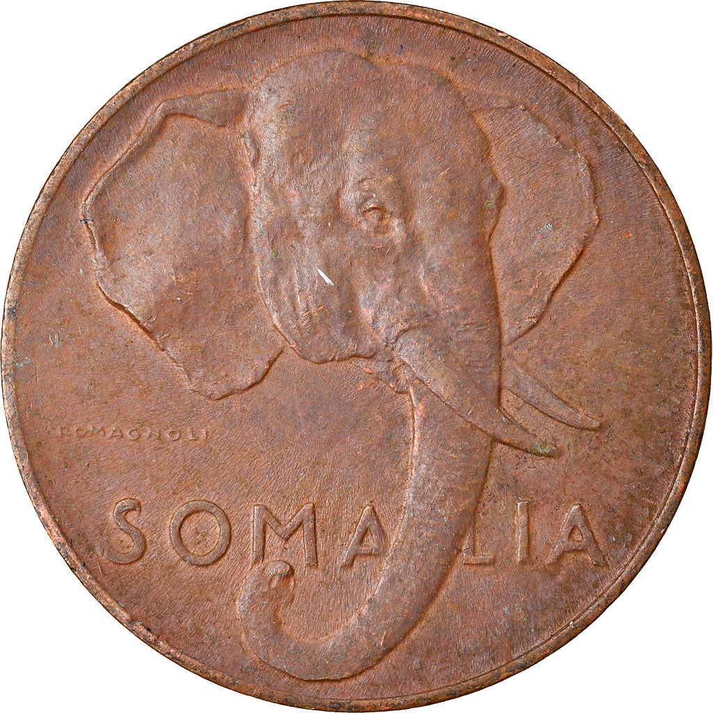 Moneta, Somalia, Centesimo, 1950, AU(50-53), Miedź, KM:1