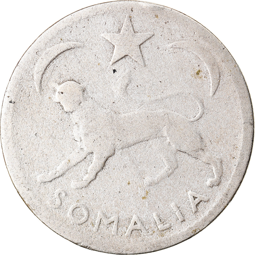 Coin, Somalia, 50 Centesimi, 1950, VF(20-25), Silver, KM:4