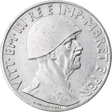Moneta, Albania, Vittorio Emanuele III, Lek, 1939, Rome, BB+, Acciaio
