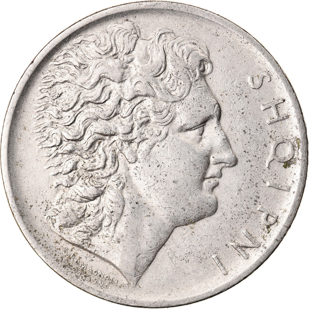 Coin, Albania, Lek, 1926, Rome, EF(40-45), Nickel, KM:5