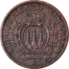 Coin, San Marino, 5 Centesimi, 1936, Rome, EF(40-45), Bronze, KM:12
