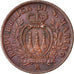 Coin, San Marino, 5 Centesimi, 1937, Rome, EF(40-45), Bronze, KM:12