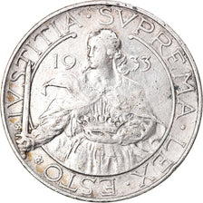 Coin, San Marino, 10 Lire, 1933, Rome, EF(40-45), Silver, KM:10