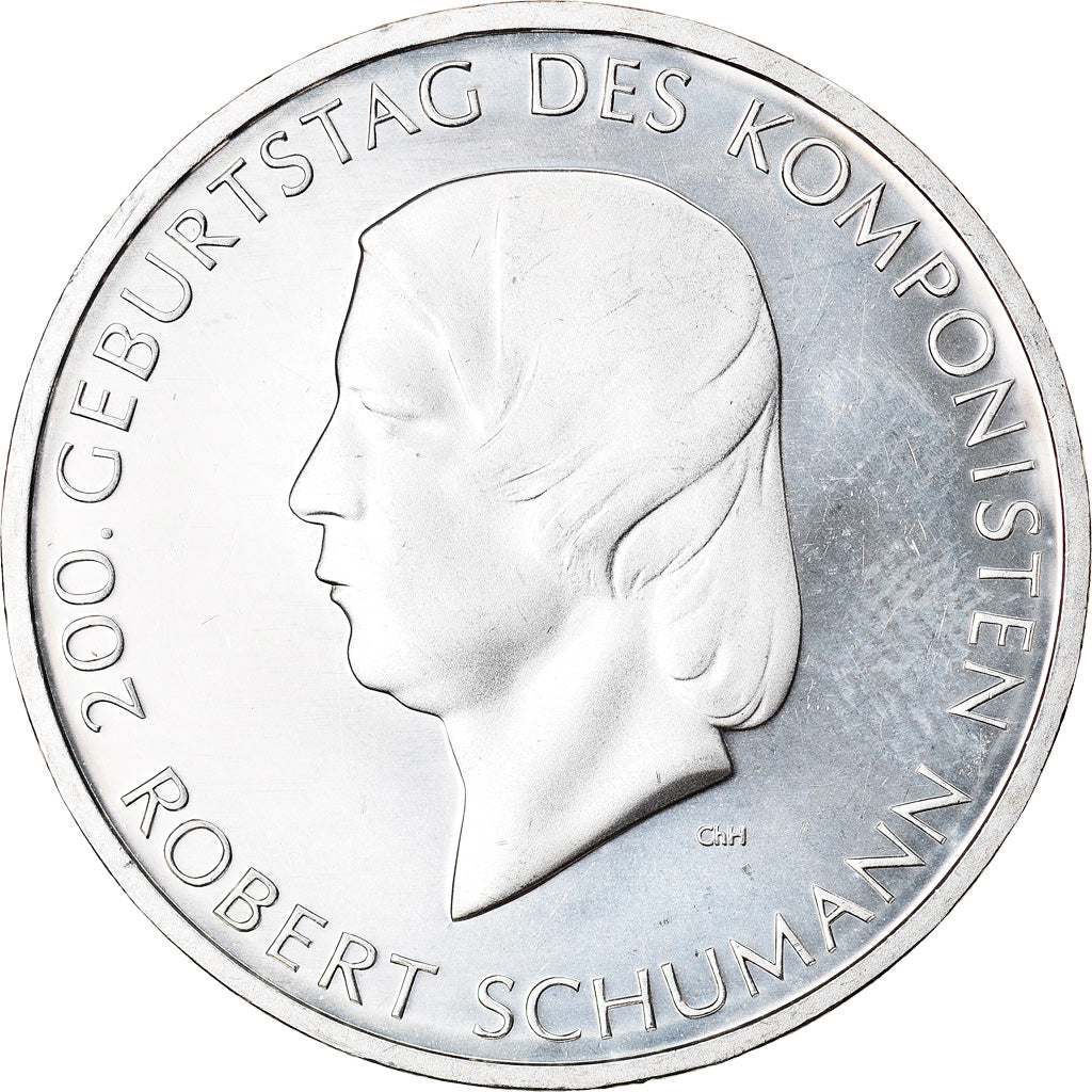 GERMANY - FEDERAL REPUBLIC, 10 Euro, 2010, Proof, MS(63), Silver, KM:288
