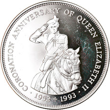 Moneta, Belize, 2 Dollars, 1993, Franklin Mint, MS(65-70), Srebro, KM:119