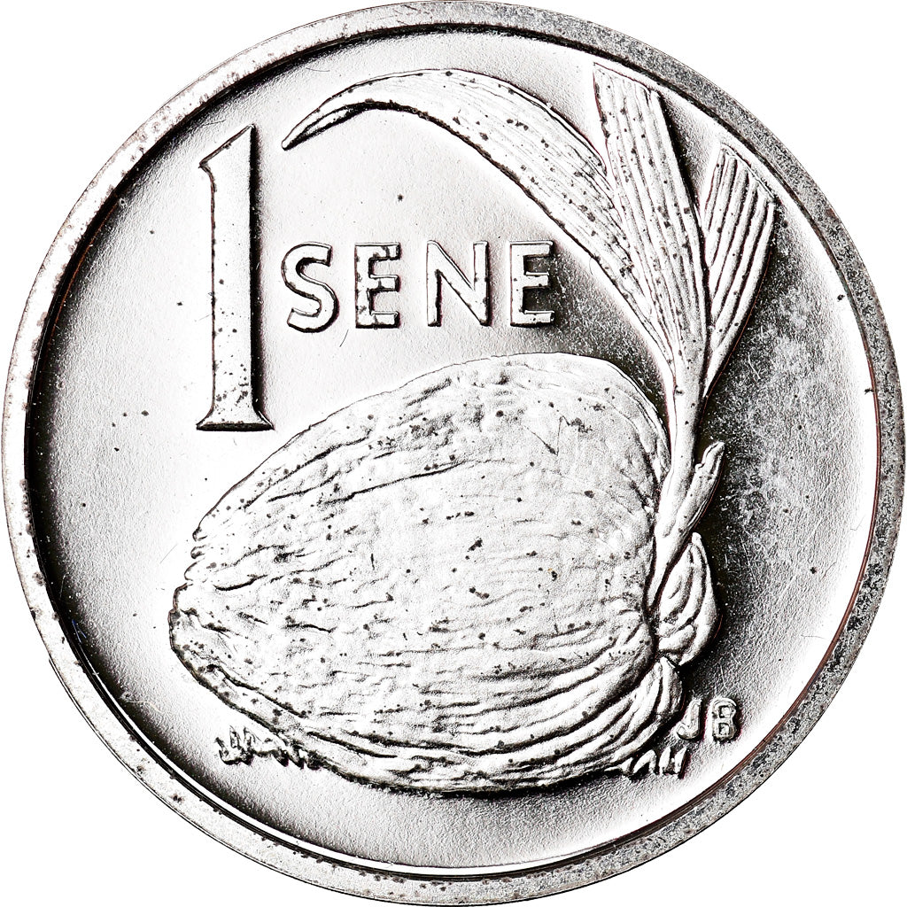 Coin, Samoa, Sene, 1974, MS(65-70), Silver, KM:12a