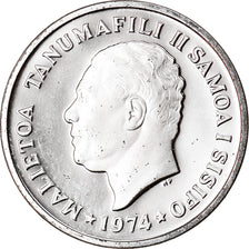 Münze, Samoa, 2 Sene, 1974, STGL, Silber, KM:13a