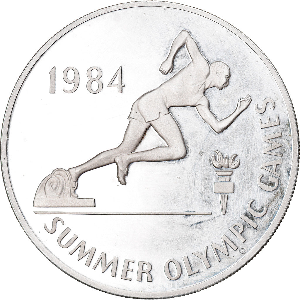 Monnaie, Jamaica, Elizabeth II, 10 Dollars, 1984, Franklin Mint, SUP, Argent