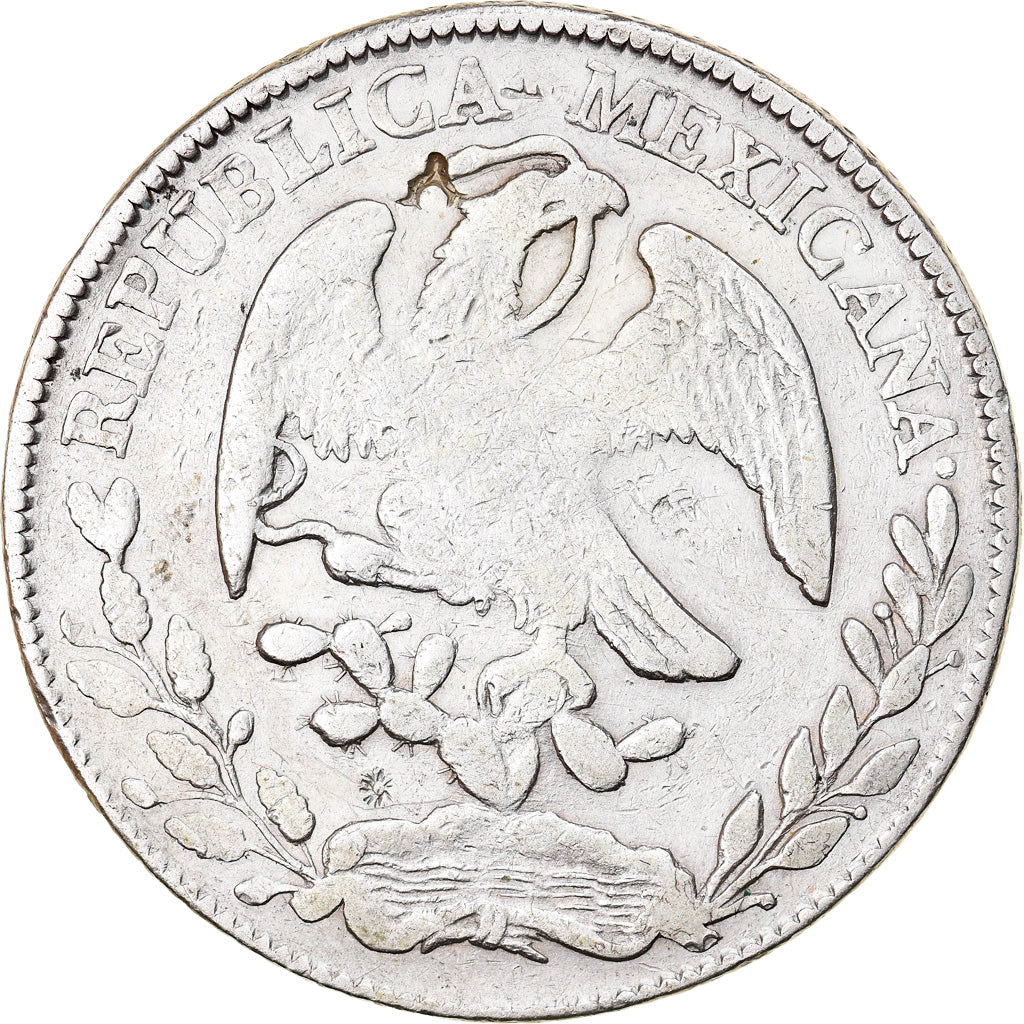 Coin, Mexico, 8 Reales, 1881, Zacatecas, VF(30-35), Silver, KM:377.13