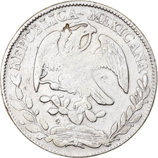 Coin, Mexico, 8 Reales, 1881, Zacatecas, VF(30-35), Silver, KM:377.13