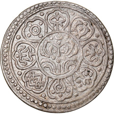 Münze, Tibet, Ga-den, Tangka, 1-1/2 Sho, 1912-22, Dode, S+, Billon, KM:F13.4