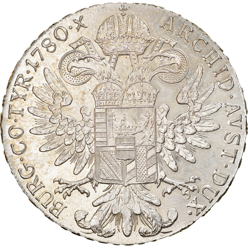 Coin, Austria, Joseph II, Thaler, 1780, Vienna, Restrike, MS(63), Silver, KM:T1