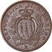 Moneda, San Marino, 10 Centesimi, 1937, Rome, SC, Bronce, KM:13