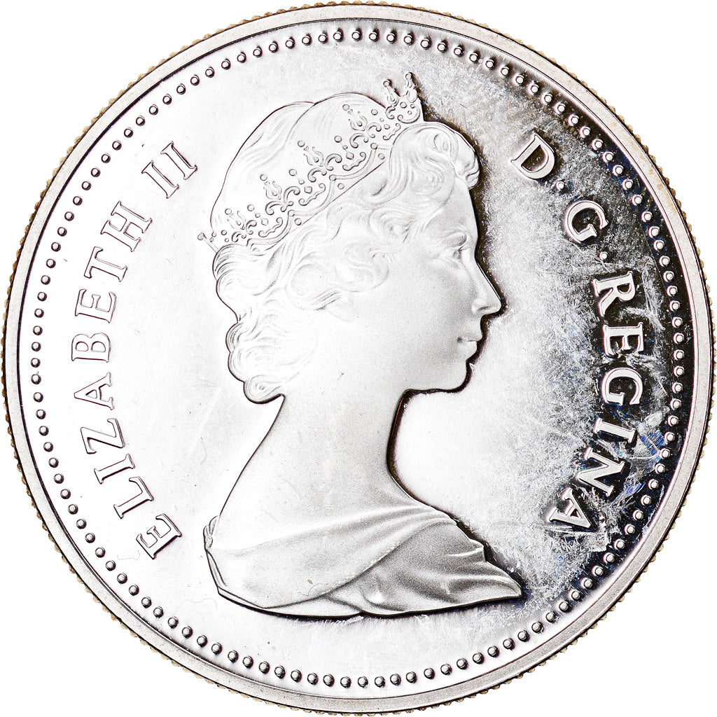 Coin, Canada, Elizabeth II, Dollar, 1983, Royal Canadian Mint, Ottawa, Proof
